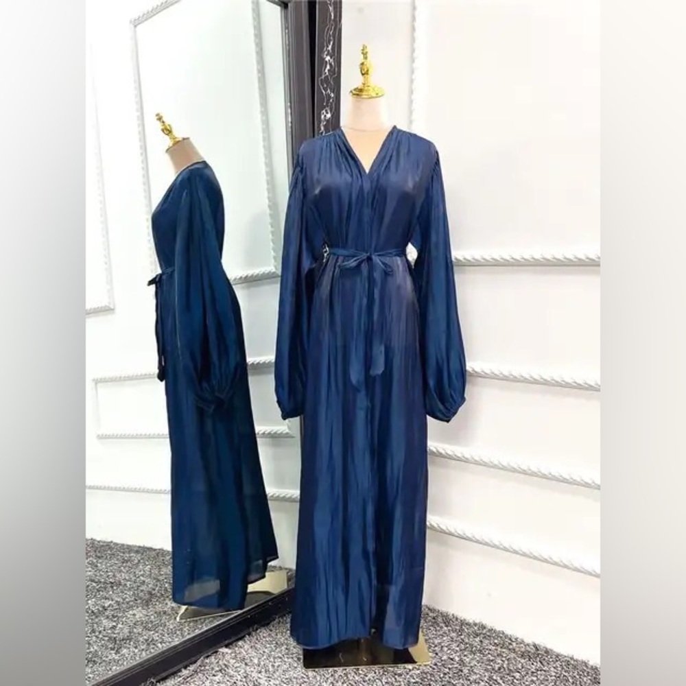 Dark Blue Aaliyah Abaya